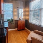 Inside of consultation room side view